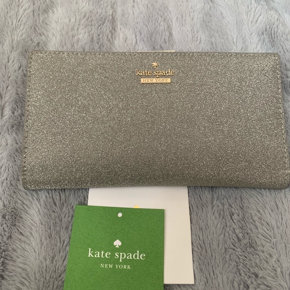 Kate Spade glitter wallet.